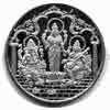 silver coin - laxmi,saraswati & ganapati