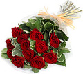 Valentine Flowers Red Roses Bouquet to India